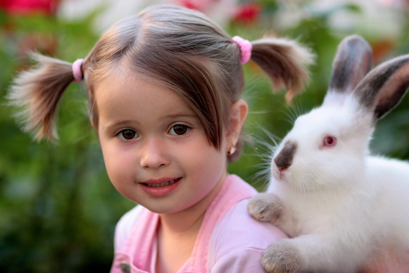 Bunny Proofing Your House_rabbit with a girl