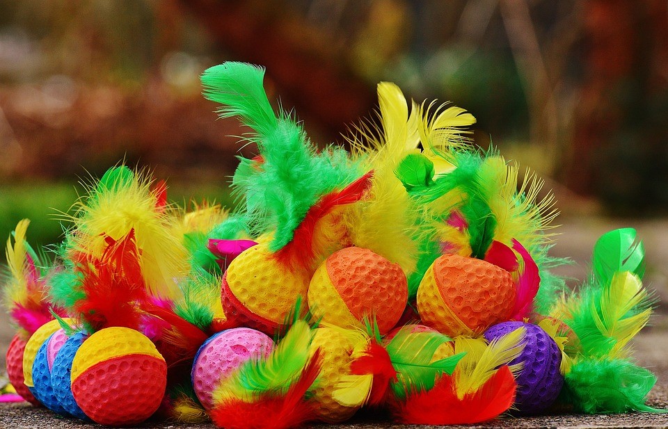 Logic toys for rabbits_cat balls
