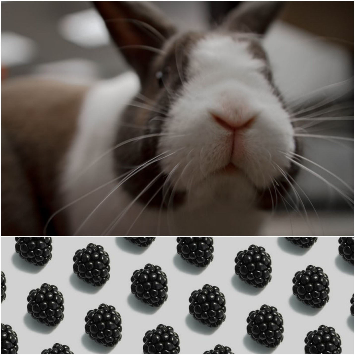 Can rabbits eat blackberries_ A rabbit and blackberries 
